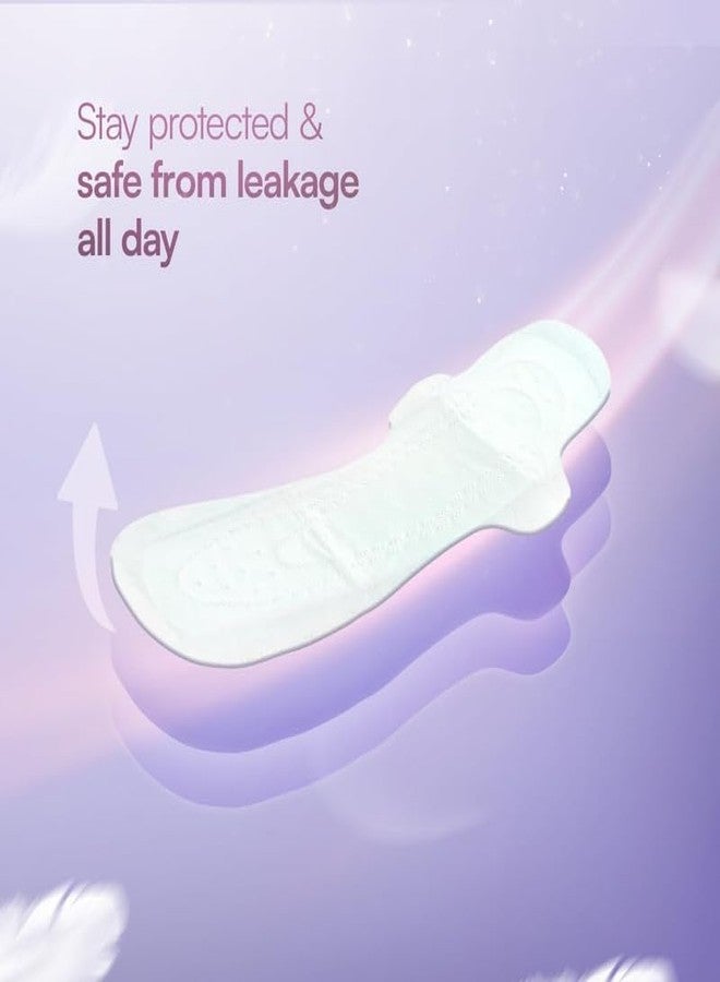 Flawsome Ultra Soft Cotton Sanitary Pads for Women | 5 Pads - L (285mm, Light-Medium Flow) | Rash-Free, Leak-Proof & Breathable | 100% Toxin-Free | Extra Absorbent with Disposal Pouch - Image 5